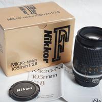 Nikon Micro 105mm f2.8 AI-S AIS +Scatola Originale