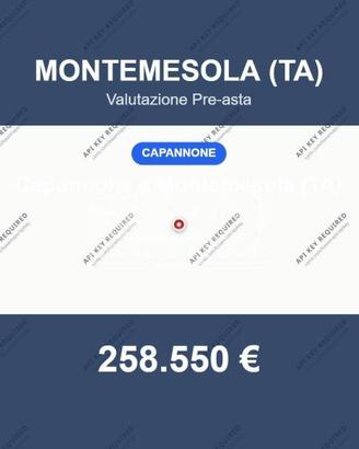 Immobile in asta di 3000 m² a Montemesola