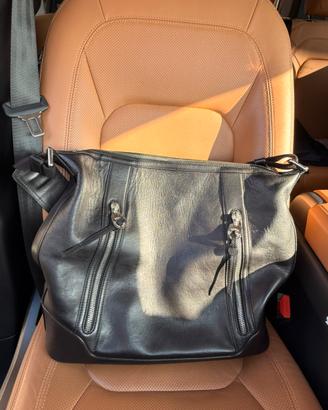 Borsa BALLY testa di moro - pelle pieno fiore