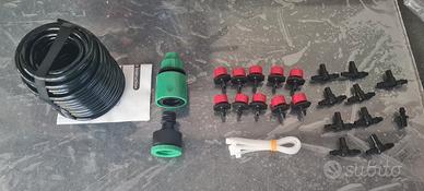 🏡💧 Kit 10 Metri Irrigazione Giardino a Goccia