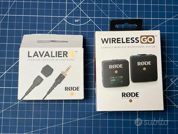 Rode Wireless Go + Rode Lavalier II microfoni RØDE
