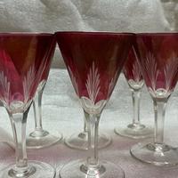 Servizio calici retrò anni '40/50