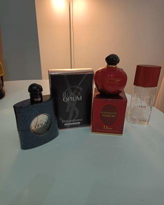 Ysl christian Dior profumi bottiglie vuote