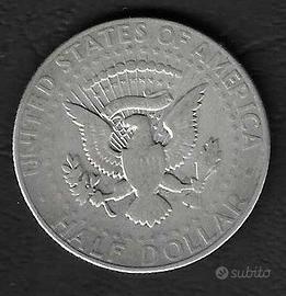 USA - moneta circolata da 50 Cents Argento km202a 
