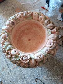 tavolo basso con vetro 