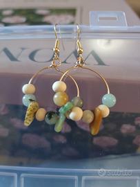 Orecchini perle di fiume