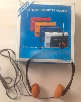 Lettore  cassette Walkman Unisef  Z1 - anni '70