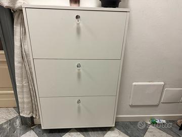 Scarpera sottile bianca Contiene 12 paia di scarpe