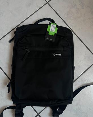 Zaino Slim Nero office Mueslii nuovo