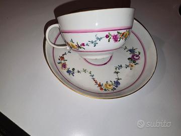 Tazza e piattino Meissen 