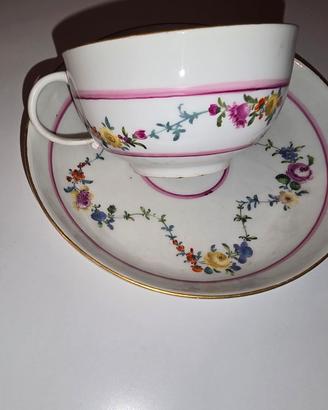 Tazza e piattino Meissen 