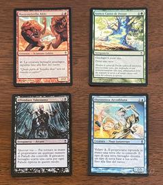 Lotto 4 Carte Magic FOIL Liberatori di Kamigawa IT