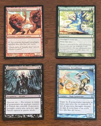 Lotto 4 Carte Magic FOIL Liberatori di Kamigawa IT