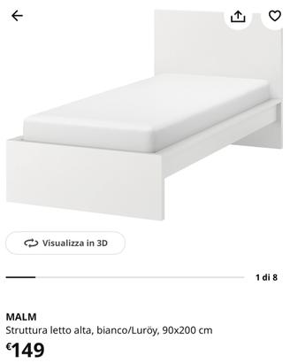 Letto Ikea con doghe Nuovo
