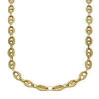 Collana maglia marinara in oro