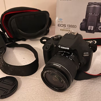 Canon EOS 1300D con obiettivo + borsa