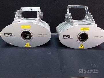 Coppia di    Effetti laser PSL Professionali .