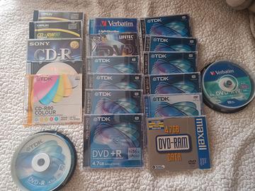 📀 Lotto Dischi Vergini CD/DVD 30 pezzi