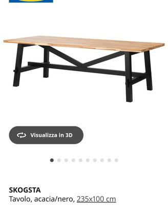 tavolo Ikea Skogsta usato