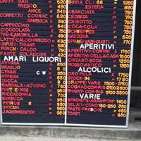 Listino Prezzi BAR Completo vintage Lire