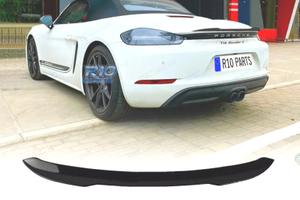 SPOILER PORSCHE CAYMAN 718 BOXSTER 17- NERO LUCIDO