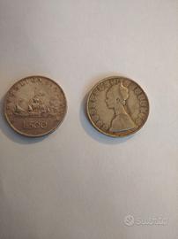 500 LIRE ARGENTO CARAVELLE