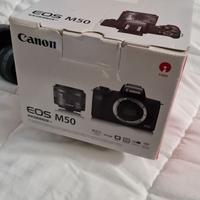 Kit Canon m50 + adattatore ef-efm