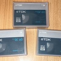 3 CASSETTA VIDEO MINI DV DMW60 TDK MINI DV