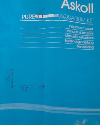 Acquario led con alba e tramonto