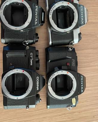 Lotto 4 Reflex Non Funzionanti (3 Pentax-1 Cosina)