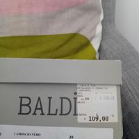 décolleté NERE SCAMOSCIATE tacco bronzo