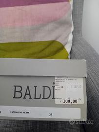 décolleté NERE SCAMOSCIATE tacco bronzo