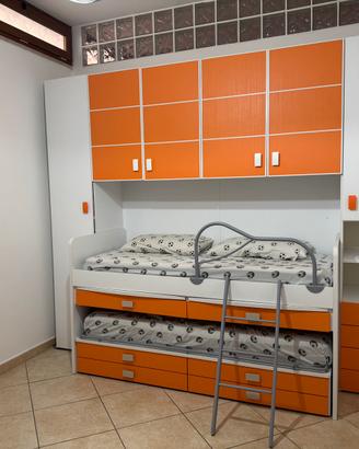 Camera ragazzi ponte armadio