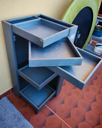 Carrello mobile Bieffe da ufficio lavoro magazzino