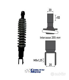 Ammortizzatore posteriore MALAGUTI F10/F12 50cc