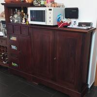 Credenza in arte povera divisibile