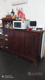 Credenza in arte povera divisibile