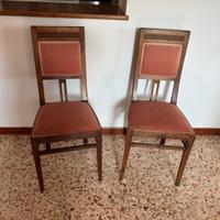 Sedie vintage in legno massello, stile classico
