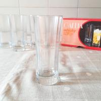 SET 6 bicchieri GALLIA in vetro per whisky amaro