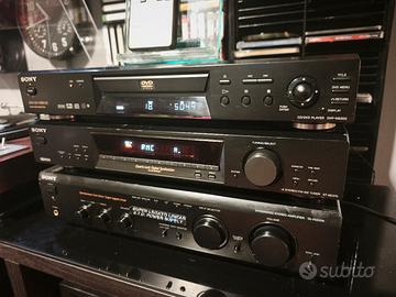 🎵 hifi stereo Sony con telecomando 