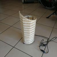 lampada etnica tessuto vintage 