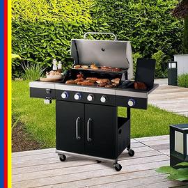 Barbecue bbq 5 fuochi con led
