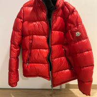 Piumino Moncler uomo rosso lucido