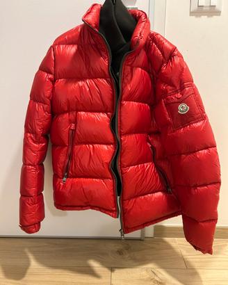 Piumino Moncler uomo rosso lucido
