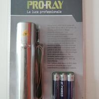Torcia inox a led CREE Q3 da 3W e 100 lumen