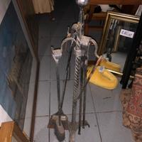 Set da camino in ferro battuto