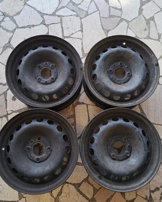 4 - CERCHI IN FERRO FIAT 5,5X14 4X98 ET35 CB 58,1