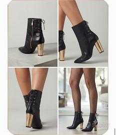 Stivaletto Ankle Boots  in Pelle nera