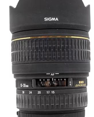 Sigma 15-30 3.5-4.5 attacco Nikon