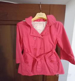trench bimba con cappuccio (3 anni o 6 anni)